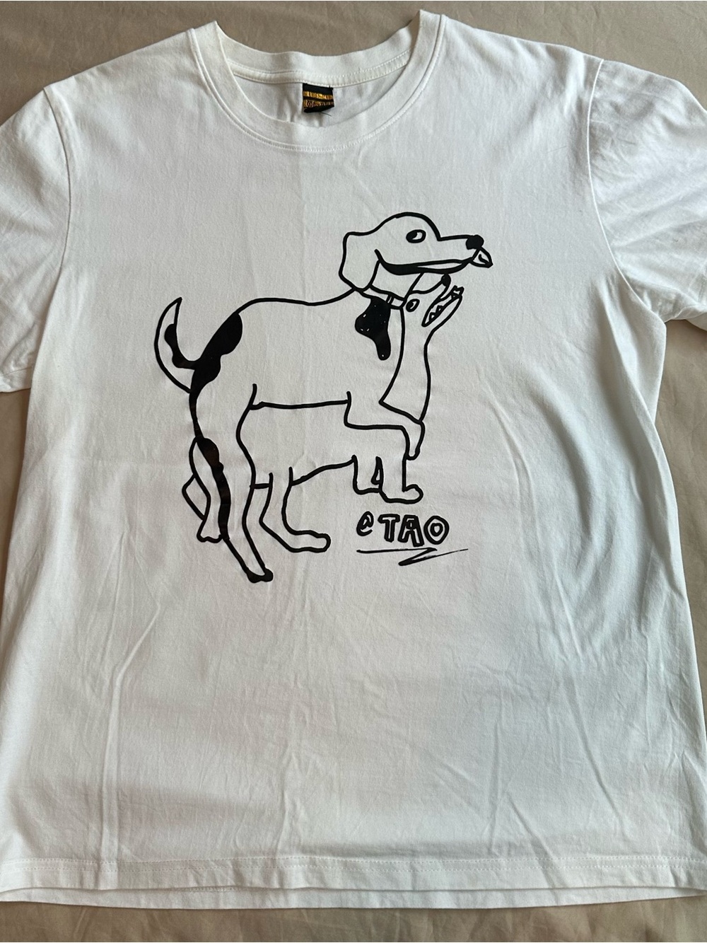 White Dog Graphic Pet T-Shirt